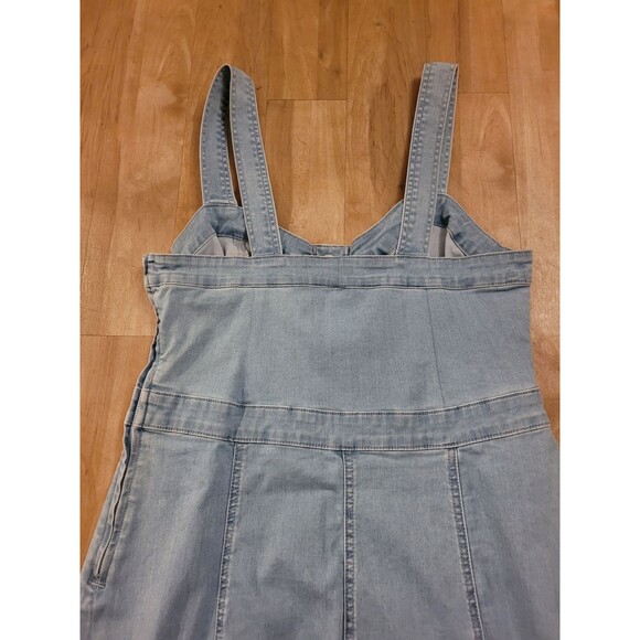 NWT GUESS Denim Romper/Jumper Size Large - Picture 4 of 12